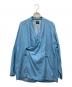 Needles（ニードルズ）の古着「リネン混シャツジャケット」｜スカイブルー