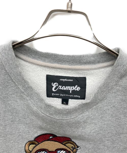 EXAMPLE（エグザンプル）EXAMPLE (エグザンプル) スウェット グレー サイズ:XLの古着・服飾アイテム
