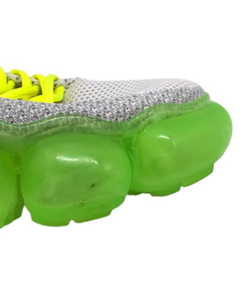 grounds（グラウンズ）grounds (グラウンズ) Mikio Sakabe (ミキオサカベ) スニーカー グレー×グリーン サイズ:29cmの古着・服飾アイテム