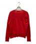 YOKO CHAN (ヨーコチャン) Vネックニット レッド サイズ:38：5000円