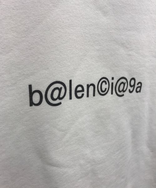 BALENCIAGA（バレンシアガ）BALENCIAGA (バレンシアガ) SYMBOLIC HOODIE ホワイト サイズ:XSの古着・服飾アイテム
