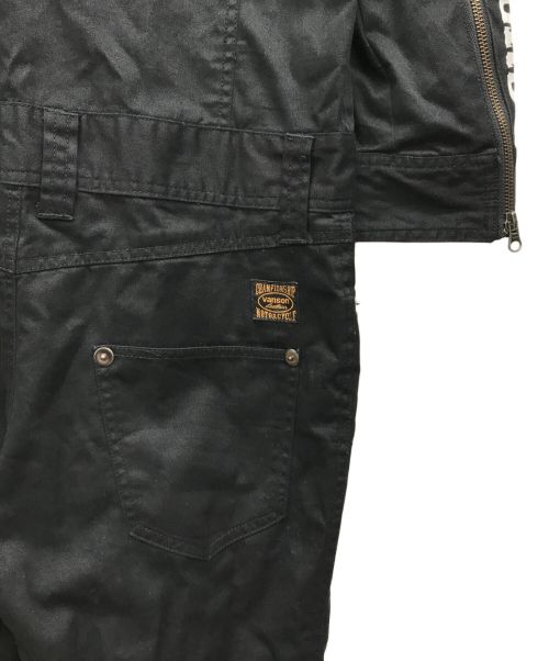 VANSON（バンソン）VANSON (バンソン) つなぎ ブラック サイズ:Sの古着・服飾アイテム