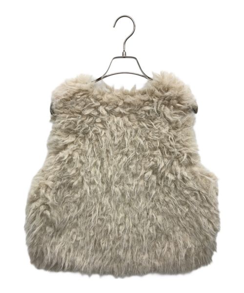 GALLARDA GALANTE NAVY（ガリャルダガランテネイビー）GALLARDA GALANTE NAVY (ガリャルダガランテネイビー) フェイクファーベスト ガリャルダガランテ ベージュ サイズ:free 未使用品の古着・服飾アイテム