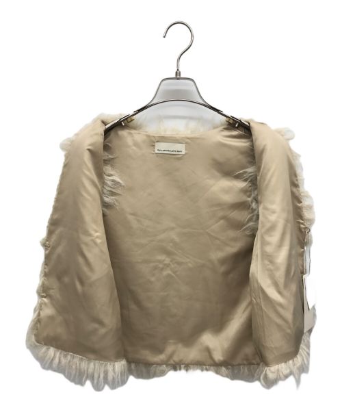 GALLARDA GALANTE NAVY（ガリャルダガランテネイビー）GALLARDA GALANTE NAVY (ガリャルダガランテネイビー) フェイクファーベスト ガリャルダガランテ ベージュ サイズ:free 未使用品の古着・服飾アイテム