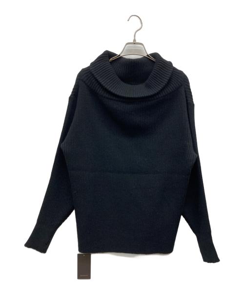 anuans（アニュアンス）anuans (アニュアンス) ニット ブラック サイズ:Fの古着・服飾アイテム