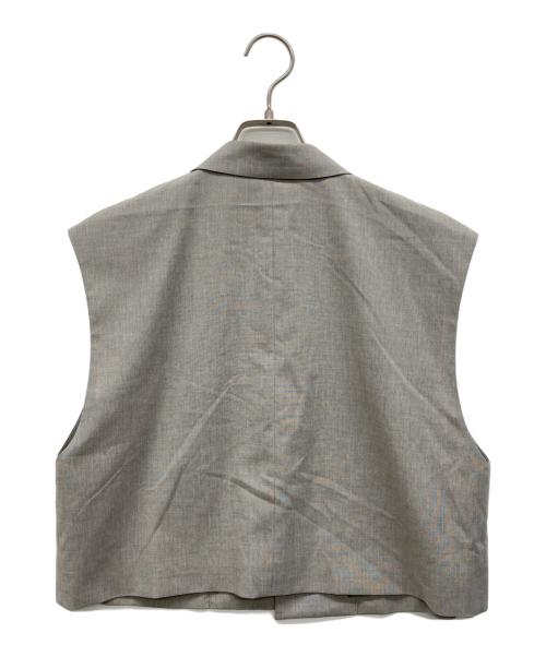 BEAUTY&YOUTH（ビューティーアンドユース）BEAUTY&YOUTH (ビューティーアンドユース) ポリエステルブレンド ショートジレ グレー サイズ:なしの古着・服飾アイテム