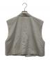 BEAUTY&YOUTH (ビューティーアンドユース) ポリエステルブレンド ショートジレ グレー サイズ:なし：2500円