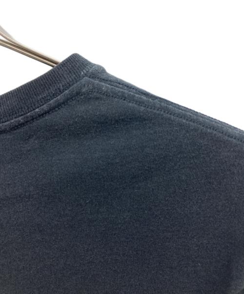 stussy（ステューシー）stussy (ステューシー) ヒョウ柄プリントロゴカットソー ブラック サイズ:Mediumの古着・服飾アイテム