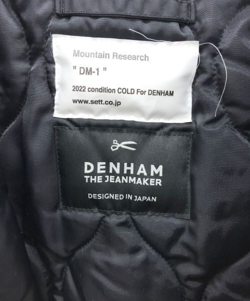 Denham（デンハム）Denham (デンハム) MOUNTAIN RESEARCH (マウンテンリサーチ) MA-1ジャケット ブラック サイズ:X-LARGEの古着・服飾アイテム