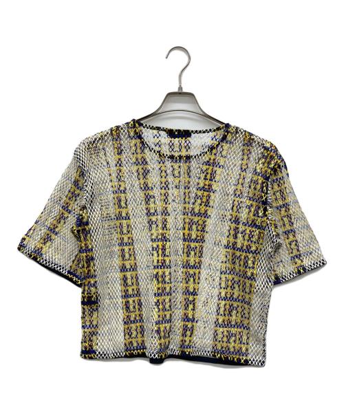 NAKAGAMI（ナカガミ）NAKAGAMI (ナカガミ) メッシュカットソー マルチカラー サイズ:FREEの古着・服飾アイテム