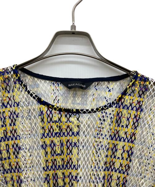 NAKAGAMI（ナカガミ）NAKAGAMI (ナカガミ) メッシュカットソー マルチカラー サイズ:FREEの古着・服飾アイテム