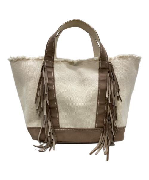 AYAKO（アヤコ）AYAKO (アヤコ) フリンジトートバッグ ホワイトの古着・服飾アイテム