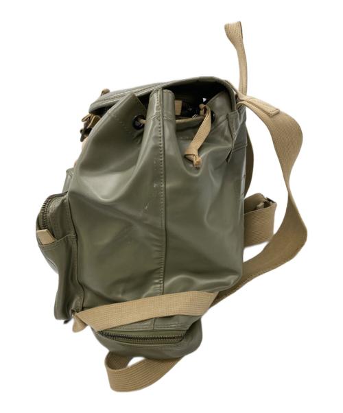 LUGGAGE LABEL（ラゲッジ レーベル）LUGGAGE LABEL (ラゲッジ レーベル) リュック カーキの古着・服飾アイテム