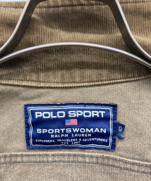 POLO SPORT（ポロスポーツ）POLO SPORT (ポロスポーツ) コーデュロイジャケット ブラウン サイズ:9 B83 T160の古着・服飾アイテム