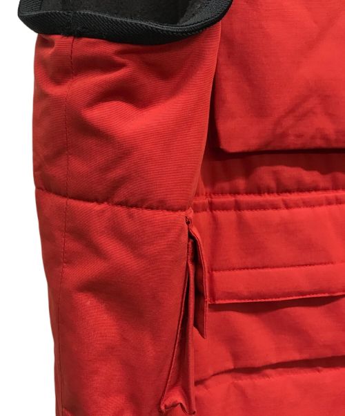 NAUTICA（ノーティカ）NAUTICA (ノーティカ) 裏地フリースフィッシングベスト レッド サイズ:Lの古着・服飾アイテム