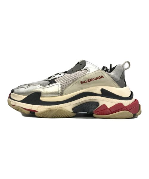 BALENCIAGA（バレンシアガ）BALENCIAGA (バレンシアガ) Triple S ダッドスニーカー シルバー サイズ:UK5の古着・服飾アイテム