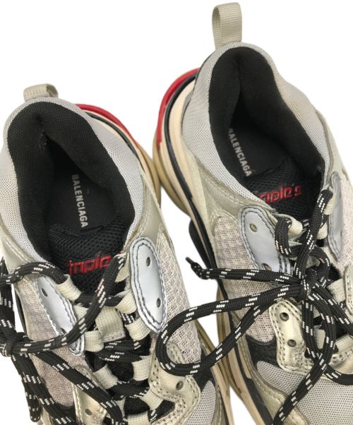 BALENCIAGA（バレンシアガ）BALENCIAGA (バレンシアガ) Triple S ダッドスニーカー シルバー サイズ:UK5の古着・服飾アイテム