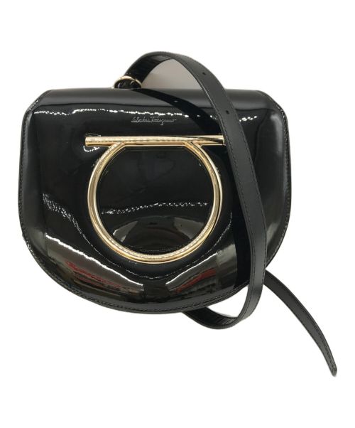 Salvatore Ferragamo（サルヴァトーレ フェラガモ）Salvatore Ferragamo (サルヴァトーレ フェラガモ) ショルダーバッグ ブラックの古着・服飾アイテム