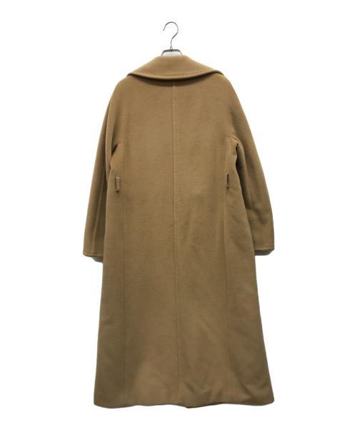 MaxMara（マックスマーラ）MaxMara (マックスマーラ) カシミヤ混ウールコート ベージュ サイズ:38の古着・服飾アイテム
