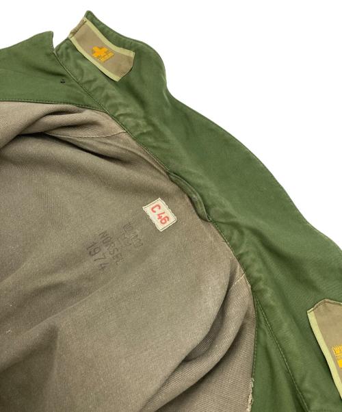 スウェーデン軍（スウェーデングン）スウェーデン軍 (スウェーデングン) M-59フィールドジャケット グリーン サイズ:Lの古着・服飾アイテム