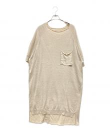 Y's（ワイズ）の古着「リネンドルマンワンピース」｜ベージュ