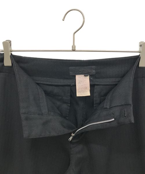 yohji yamamoto+noir（ヨウジヤマモトプリュスノアール）yohji yamamoto+noir (ヨウジヤマモトプリュスノアール) スラックス ブラック サイズ:2の古着・服飾アイテム