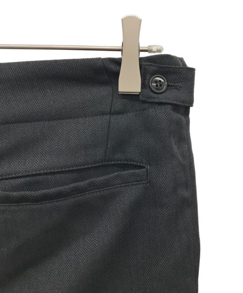 yohji yamamoto+noir（ヨウジヤマモトプリュスノアール）yohji yamamoto+noir (ヨウジヤマモトプリュスノアール) スラックス ブラック サイズ:2の古着・服飾アイテム