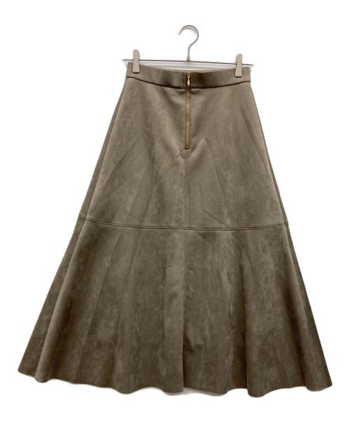 IENA（イエナ）IENA (イエナ) バックジップモールスキンスカート ブラウン サイズ:36の古着・服飾アイテム