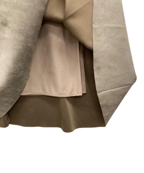 IENA（イエナ）IENA (イエナ) バックジップモールスキンスカート ブラウン サイズ:36の古着・服飾アイテム