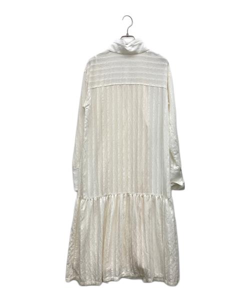 TODAYFUL（トゥデイフル）TODAYFUL (トゥデイフル) Sheerstripe Shirts Dress ホワイト サイズ:36の古着・服飾アイテム