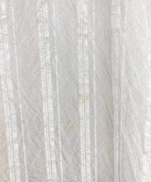 TODAYFUL（トゥデイフル）TODAYFUL (トゥデイフル) Sheerstripe Shirts Dress ホワイト サイズ:36の古着・服飾アイテム