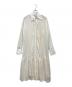 TODAYFUL（トゥデイフル）の古着「Sheerstripe Shirts Dress」｜ホワイト