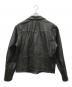 RRL (ダブルアールエル) ダブルライダースジャケット ブラック サイズ:L：165000円