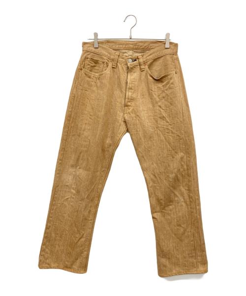 SUGAR CANE（シュガーケーン）SUGAR CANE (シュガーケーン) 沖縄砂糖黍　柿渋染 ブラウン サイズ:W32×L34の古着・服飾アイテム