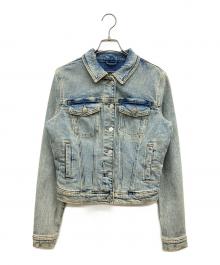 GUESS（ゲス）の古着「SEXY TRUCKER JACKET DENIM」｜インディゴ