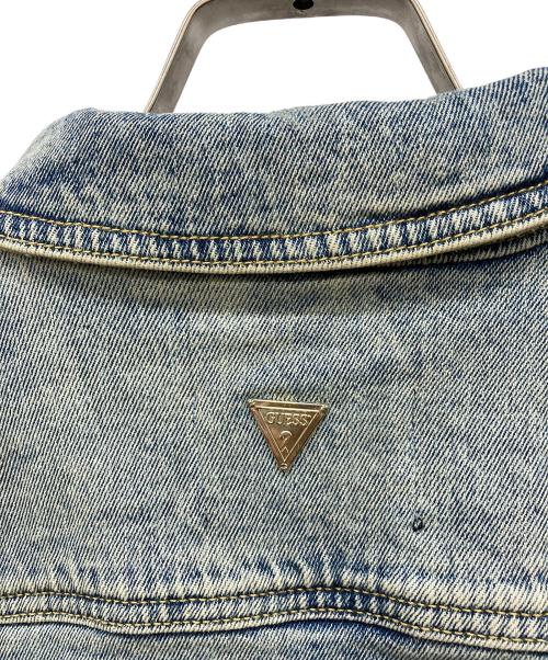 GUESS（ゲス）GUESS (ゲス) SEXY TRUCKER JACKET DENIM インディゴ サイズ:EU38の古着・服飾アイテム
