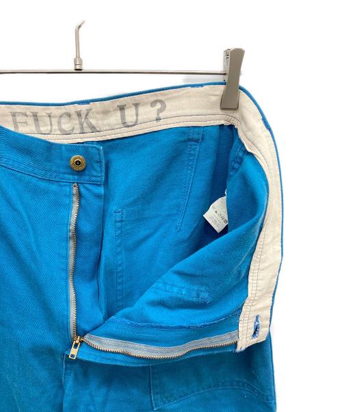 WEIRDO（ウィアード）WEIRDO (ウィアード) ベイカーパンツ ブルー サイズ:Lの古着・服飾アイテム