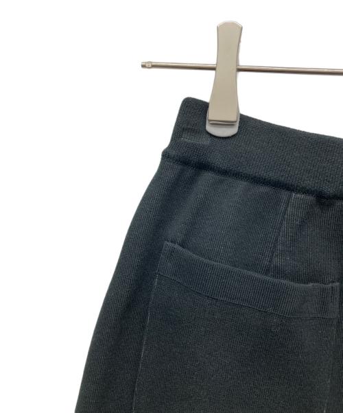 PICONE CLUB（ピッコーネクラブ）PICONE CLUB (ピッコーネクラブ) コットン混ニットミニスカート ブラック サイズ:38の古着・服飾アイテム