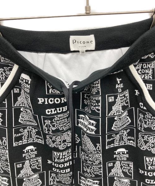 PICONE CLUB（ピッコーネクラブ）PICONE CLUB (ピッコーネクラブ) コットン混ニットミニスカート ブラック サイズ:38の古着・服飾アイテム