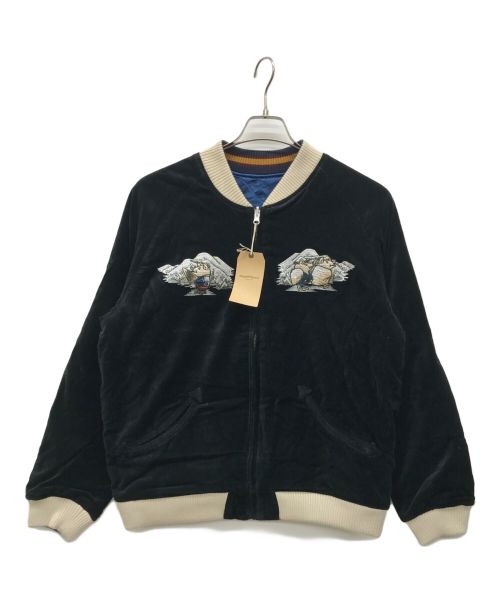 STUDIO D'ARTISAN&SA（ステュディオダルチザンアンドＳＡ）STUDIO D'ARTISAN&SA (ステュディオダルチザンアンドＳＡ) スカジャン ブラック サイズ:42の古着・服飾アイテム