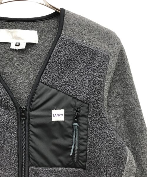 GANRYU（ガンリュウ）GANRYU (ガンリュウ) フリースジャケット グレー サイズ:Sの古着・服飾アイテム