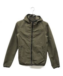 HERNO（ヘルノ）の古着「ウォーターレペレントポリエステルソリッドダブルジップヨットパーカー」｜カーキ