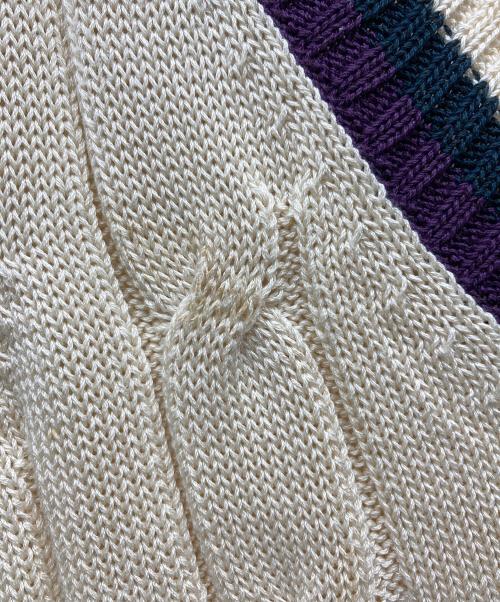 RAffa MOLINA（ラファモリーナ）RAffa MOLINA (ラファモリーナ) ニットベスト ベージュ サイズ:Sの古着・服飾アイテム