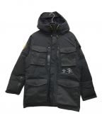 Denham×MINOTAURデンハム×ミノトール）の古着「ナイロンフーディダウンジャケット」｜ブラック