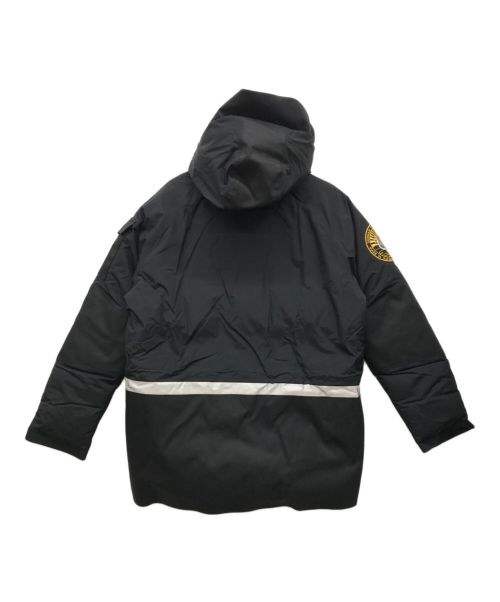 Denham（デンハム）Denham (デンハム) MINOTAUR (ミノトール) ナイロンフーディダウンジャケット ブラック サイズ:XLの古着・服飾アイテム