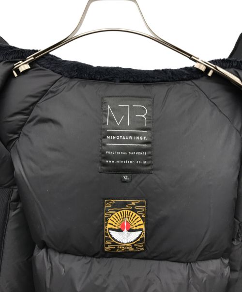 Denham（デンハム）Denham (デンハム) MINOTAUR (ミノトール) ナイロンフーディダウンジャケット ブラック サイズ:XLの古着・服飾アイテム
