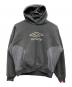 UMBRO（アンブロ）の古着「Collaboration Logo Hoodie」｜グレー