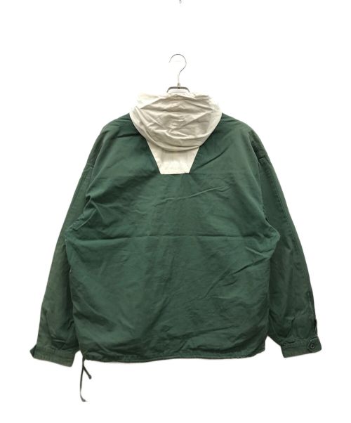 J.CREW（ジェイクルー）J.CREW (ジェイクルー) アノラックパーカー グリーン サイズ:Lの古着・服飾アイテム