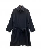 THE LIBRARYザ ライブラリー）の古着「2way スタンドカラーステンカラーコート」｜ネイビー