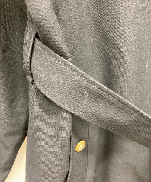 THE LIBRARY（ザ ライブラリー）THE LIBRARY (ザ ライブラリー) 2way スタンドカラーステンカラーコート ネイビー サイズ:Ｍの古着・服飾アイテム